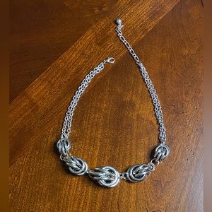 Anthropologie Silver Necklace - Like NEW